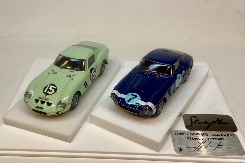 F. Suber : Ferrari 250 GTO  & 250 SWB Stirling Moss